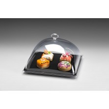 Biradlı Kapaklı Teşhir Tepsisi