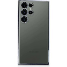 Aesco Mey Ithalat®  Samsung Galaxy S24 Ultra Kılıf  Lensli Silikon - Gold