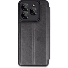 Aesco Mey Ithalat®  General Mobile Era 30 Kılıf Flip Cover - Siyah