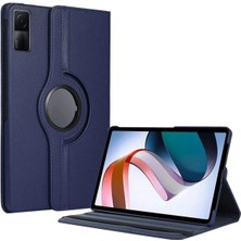Aesco Mey Ithalat®  Xiaomi Redmi Pad Se 4g Kılıf 360 Tablet Deri Kılıf - Lacivert