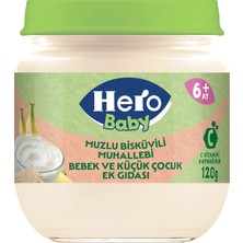 Hero Baby Mey.püreli Mama 120GR Muz.bisk.muhallebi