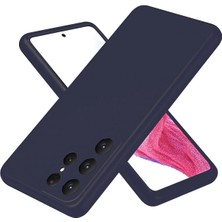 Aesco Mey Ithalat®  Samsung Galaxy S25 Ultra Kılıf First Silikon - Lacivert