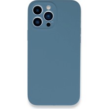Aesco Mey Ithalat®  iPhone 13 Pro Max Kılıf Lansman Legant Silikon - Açık Mavi