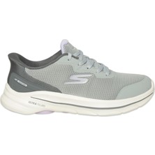 Skechers 125923 Go Walk 8 Slip-Ins Gri Kadın Spor Ayakkabı