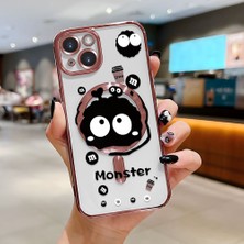 Ucuc iPhone 14 Uyumlu Şeffaf Arka Yüzeyli Manyetik Darbeye Dayanıklı Silikon Kılıf