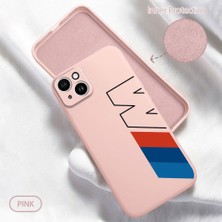 HONTINGA iPhone 14 Plus ile Uyumlu Kılıfı Içi Kadifeli Düşüme Önleyici Basitlik Anti Düşme Kamera Korumali Bmw Desen Telefon Kılıfı Kadın ve Erkek Için Uygundur K6-0182