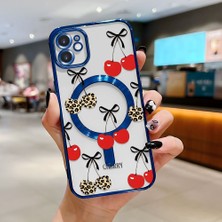 Ucuc iPhone 11 Uyumlu Şeffaf Arka Yüzeyli Manyetik Darbeye Dayanıklı Silikon Kılıf