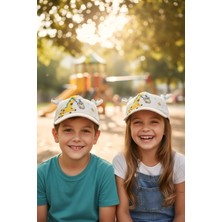 Aware Time Kitti 5-8 Yaş Unisex Bebek & Çocuk Aksesuarlı Yazlık Şapka