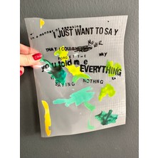 Gönülden Tasarım Ütü Ile Yapışan Renkli Yazılı Transfer Baskı Arma 24X20 cm