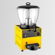 Remta Yeni Model Yuvarlak Tekli Elegance ST15 Şerbet - Ayran - Meyve Suyu Soğutucu 16 Lt Sarı