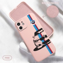 HONTINGA iPhone 12 ile Uyumlu Kılıfı Içi Kadifeli Düşüme Önleyici Basitlik Anti Düşme Kamera Korumali Bmw Desen Telefon Kılıfı Kadın ve Erkek Için Uygundur K6-0181