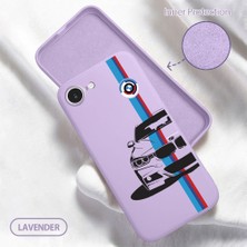 HONTINGA iPhone 16E ile Uyumlu Kılıfı Içi Kadifeli Düşüme Önleyici Basitlik Anti Düşme Kamera Korumali Bmw Desen Telefon Kılıfı Kadın ve Erkek Için Uygundur K6-0181