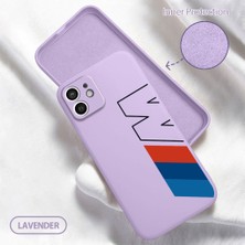 HONTINGA iPhone 12 ile Uyumlu Kılıfı Içi Kadifeli Düşüme Önleyici Basitlik Anti Düşme Kamera Korumali Bmw Desen Telefon Kılıfı Kadın ve Erkek Için Uygundur K6-0182