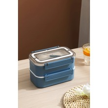 Vagonlife Çift Katmanlı Paslanmaz Çelik Beslenme Kabı - 1600 ml Beslenme Kutusu Lunch Box