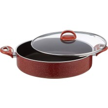 Kahramanlar Kiremit 32 cm Basık Tencere