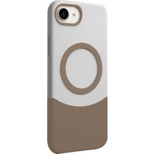 Aesco Mey Ithalat®  Apple iPhone 16E Velar Magsafe Kapak - Çöl Titanyum