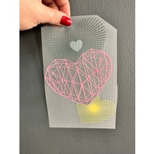 Gönülden Tasarım Ütü Ile Yapışan Renkli Çizgili Klap Transfer Baskı Arma 20X14 cm