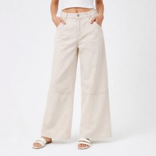 Alexandergardi Özel Koleksiyon Detaylı Geniş Paça Denim Pantolon