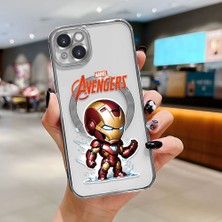 Ucuc iPhone 14 Plus Uyumlu Şeffaf Arka Yüzeyli Manyetik Darbeye Dayanıklı Silikon Kılıf
