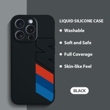 HONTINGA iPhone 15 Pro ile Uyumlu Kılıfı Içi Kadifeli Düşüme Önleyici Basitlik Anti Düşme Kamera Korumali Bmw Desen Telefon Kılıfı Kadın ve Erkek Için Uygundur K6-0182
