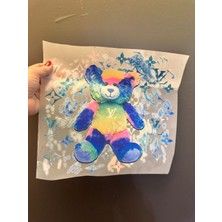 Gönülden Tasarım Ütü Ile Yapışan Ayı Transfer Baskı Arma 30X29 cm