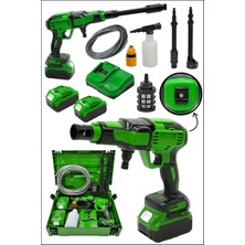 Moonshop Pro Seri 58WF Kömürsüz Motor Yüksek Basınçlı Akülü Oto Araba Yıkama Makinesi Şarjlı