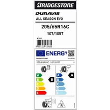 Bridgestone Duravis Van 205/65 R16C 107/105T Yaz Lastiği - 2026