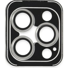 Aesco Mey Ithalat®  iPhone 16 Pro Max Pvd Metal Kamera Lens - Gümüş