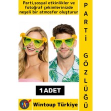 Wintoup #partigözlüğü Unisex Eğlenceli Doğum Günü Balo Fotoğraf Çekimi Plaj Canlı Renk Çok Şık Parti Gözlüğü
