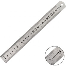 Gökay Store Çelik Cetvel 25CM