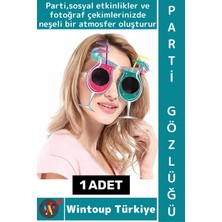 Wintoup #partigözlüğü Unisex Eğlenceli Doğum Günü Balo Fotoğraf Çekimi Plaj Canlı Renk Çok Şık Parti Gözlüğü