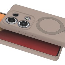 Aesco Mey Ithalat®  Xiaomi Redmi Note 13 Pro 4g Regal Magsafe Standlı Kapak - Çöl Titanyum