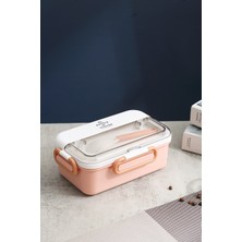 Vagonlife Beslenme Kutusu Tek Katlı Paslanmaz Çelik - 900 ml 2 Bölmeli Yeni Nesil Lunch Box