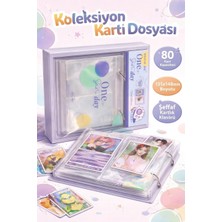 Yenbu Premium Şeffaf Koleksiyon Kart Albümü (80 Cepli) 133X148 mm