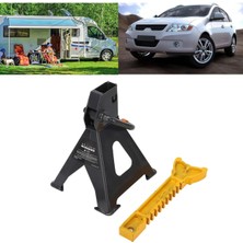 Moonshop Pro Alman 3TON-3000KG Kaymaz Kilitleme Özelikli Korumalı 3 Ton Kriko Standı Araç Altı Sehpa 2 Li Set