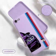 HONTINGA iPhone Se 2020 ile Uyumlu Kılıfı Içi Kadifeli Düşüme Önleyici Basitlik Anti Düşme Kamera Korumali Bmw Desen Telefon Kılıfı Kadın ve Erkek Için Uygundur K6-0180