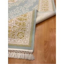 Mevlana Bazaar Çini Motifli Dekoratif 200 x 300 Yün Halı