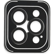 Aesco Mey Ithalat®  iPhone 16 Pro Max Pvd Metal Kamera Lens - Siyah