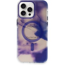 Aesco Mey Ithalat®  iPhone 15 Pro Max Phantom Magsafe Kapak - Mor