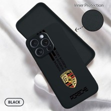 HONTINGA iPhone 15 Pro ile Uyumlu Kılıfı Içi Kadifeli Düşüme Önleyici Basitlik Anti Düşme Kamera Korumali Porsche Desen Telefon Kılıfı Kadın ve Erkek Için Uygundur K6-0184