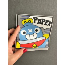 Gönülden Tasarım Ütü Ile Yapışan Çizgi Film Kahramanı Transfer Baskı Arma 15X15 cm