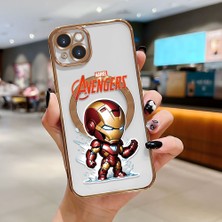 Ucuc iPhone 14 Plus Uyumlu Şeffaf Arka Yüzeyli Manyetik Darbeye Dayanıklı Silikon Kılıf
