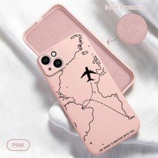 HONTINGA iPhone 14 Plus ile Uyumlu Kılıfı Içi Kadifeli Düşüme Önleyici Basitlik Anti Düşme Kamera Korumali Uçuş Desen Telefon Kılıfı Kadın ve Erkek Için Uygundur K6-0200