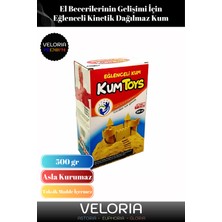 Feyza Design Yüzeylere Yapışmaz Kinetik Kum 500 gr - Eğlenceli ve Hijyenik