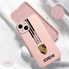 HONTINGA iPhone 14 ile Uyumlu Kılıfı Içi Kadifeli Düşüme Önleyici Basitlik Anti Düşme Kamera Korumali Porsche Desen Telefon Kılıfı Kadın ve Erkek Için Uygundur K6-0184