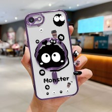 Ucuc iPhone 7/8/se 2020 2022 Uyumlu Şeffaf Arka Yüzeyli Manyetik Darbeye Dayanıklı Silikon Kılıf