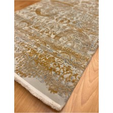 Mevlana Bazaar Saray Esintili Madalyon Motifli 80 x 300 Yün Yolluk