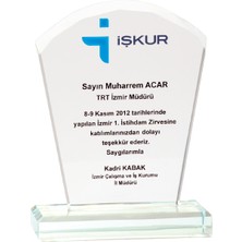 Odak Kupa - Cam Plaketler - CK-001 B - 12X16 cm
