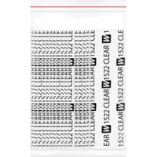 Walker Tape 1522 Clear™ Protez Saç Bandı Düz 1" x 3" (2,5cm x 7,5cm) 36 Adet