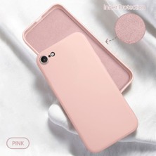 Ucuc iPhone 7/8/se 2020 2022 Uyumlu Iç Kadife Yüzey Kamera Koruması Anti-Darbe Silikon Kılıf